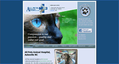 Desktop Screenshot of allpetsasheville.com